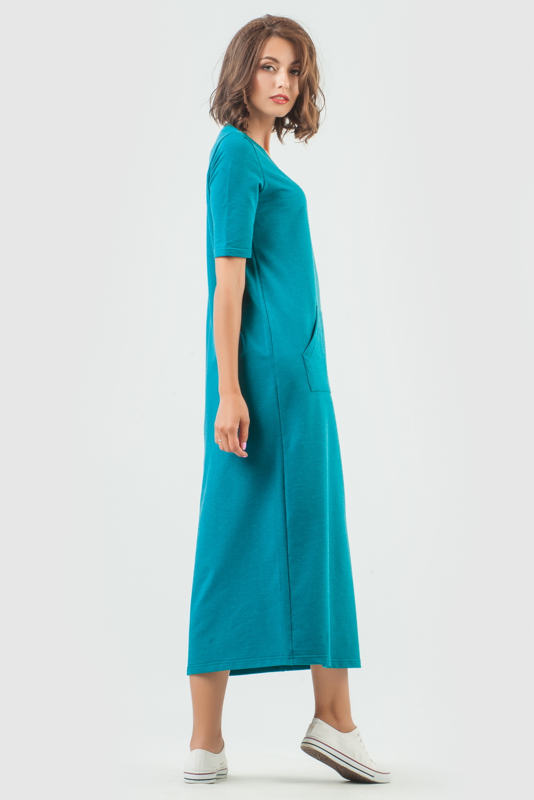 Купить спортивное платье морской волны цвета 6000-3 от от производителя ...